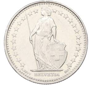 1/2 франка 2008 года Швейцария — Фото №2