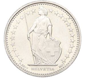 1/2 франка 2010 года Швейцария — Фото №2