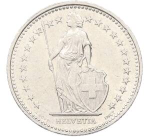 1/2 франка 1996 года Швейцария — Фото №2