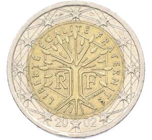 2 евро 2002 года Франция — Фото №1