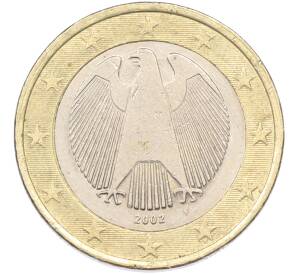 1 евро 2002 года F Германия — Фото №1