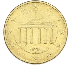 50 евроцентов 2002 года F Германия — Фото №1