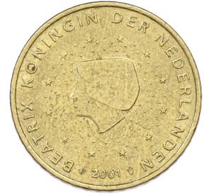 50 евроцентов 2001 года Нидерланды — Фото №1