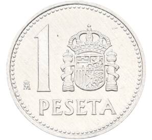 1 песета 1985 года Испания — Фото №2