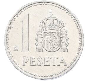 1 песета 1985 года Испания — Фото №2