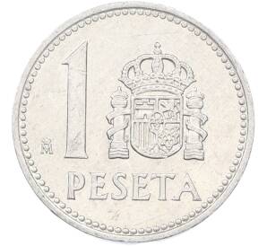 1 песета 1985 года Испания — Фото №2