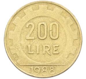 200 лир 1988 года Италия — Фото №1