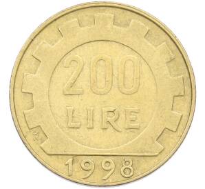 200 лир 1998 года Италия — Фото №1