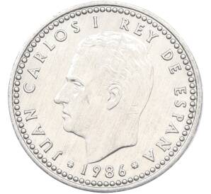 1 песета 1986 года Испания — Фото №1