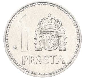 1 песета 1986 года Испания — Фото №2