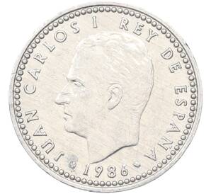 1 песета 1986 года Испания — Фото №1