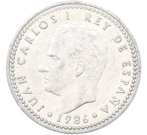 1 песета 1986 года Испания — Фото №1