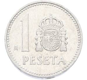 1 песета 1986 года Испания — Фото №2