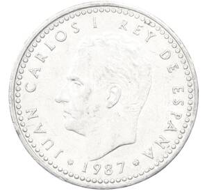 1 песета 1987 года Испания — Фото №1