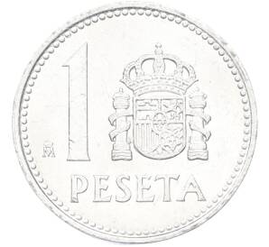 1 песета 1987 года Испания — Фото №2