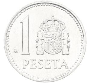 1 песета 1987 года Испания — Фото №2