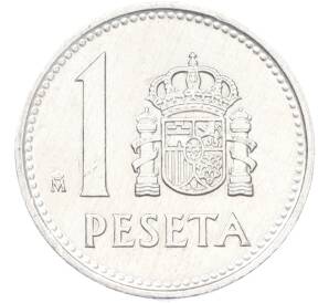 1 песета 1987 года Испания — Фото №2