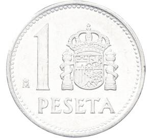1 песета 1988 года Испания — Фото №2