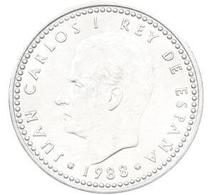 1 песета 1988 года Испания — Фото №1