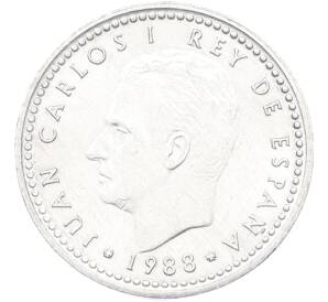 1 песета 1988 года Испания — Фото №1