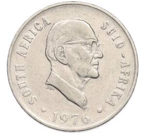10 центов 1976 года ЮАР «Окончание президентства Якобуса Йоханнеса Фуше» — Фото №1