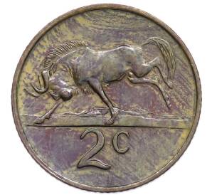 2 цента 1970 года ЮАР — Фото №1