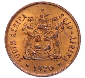 2 цента 1970 года ЮАР — Фото №2