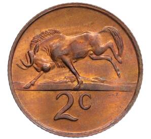 2 цента 1970 года ЮАР — Фото №1