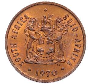 2 цента 1970 года ЮАР — Фото №2