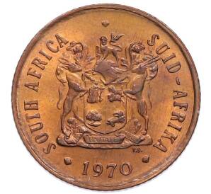 2 цента 1970 года ЮАР — Фото №2