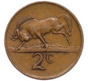 2 цента 1979 года ЮАР «Окончание президентства Николааса Дидерихса» — Фото №2