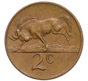 2 цента 1979 года ЮАР «Окончание президентства Николааса Дидерихса» — Фото №2