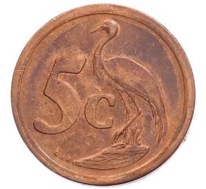 5 центов 1990 года ЮАР — Фото №1