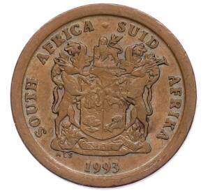 5 центов 1993 года ЮАР — Фото №2