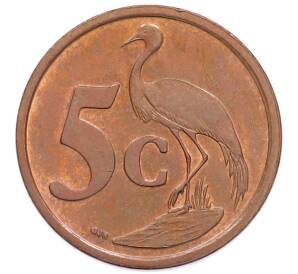 5 центов 2004 года ЮАР — Фото №1