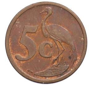 5 центов 2008 года ЮАР — Фото №1