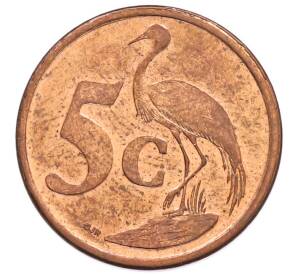 5 центов 2008 года ЮАР — Фото №1