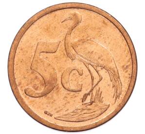 5 центов 2008 года ЮАР — Фото №1