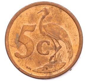 5 центов 2009 года ЮАР — Фото №1