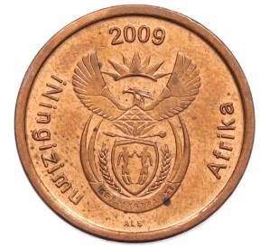 5 центов 2009 года ЮАР — Фото №2