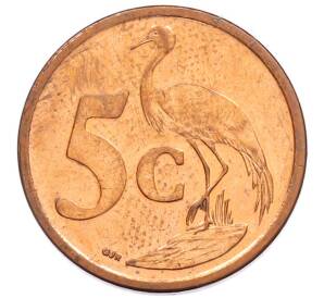 5 центов 2010 года ЮАР — Фото №1
