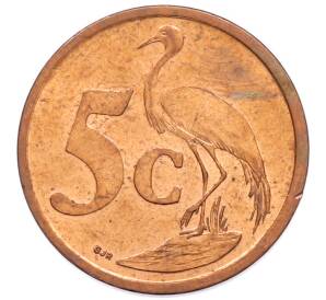 5 центов 2011 года ЮАР — Фото №1