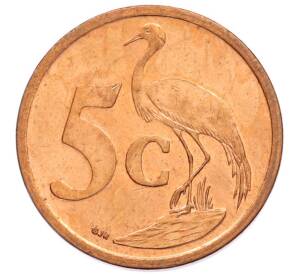 5 центов 2011 года ЮАР — Фото №1