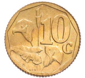 10 центов 2002 года ЮАР — Фото №1