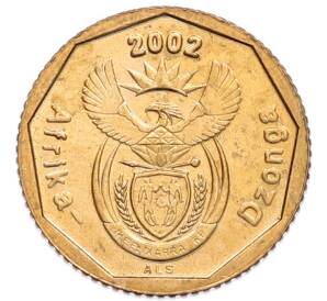 10 центов 2002 года ЮАР — Фото №2