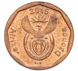 10 центов 2015 года ЮАР — Фото №2
