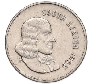 5 центов 1965 года ЮАР — Надпись на английском языке (SOUTH AFRICA) — Фото №2