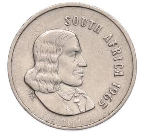 5 центов 1965 года ЮАР — Надпись на английском языке (SOUTH AFRICA) — Фото №2