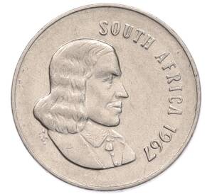 5 центов 1967 года ЮАР — Надпись на английском языке (SOUTH AFRICA) — Фото №2