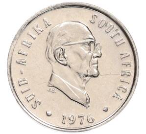 5 центов 1976 года ЮАР «Окончание президентства Якобуса Йоханнеса Фуше» — Фото №1